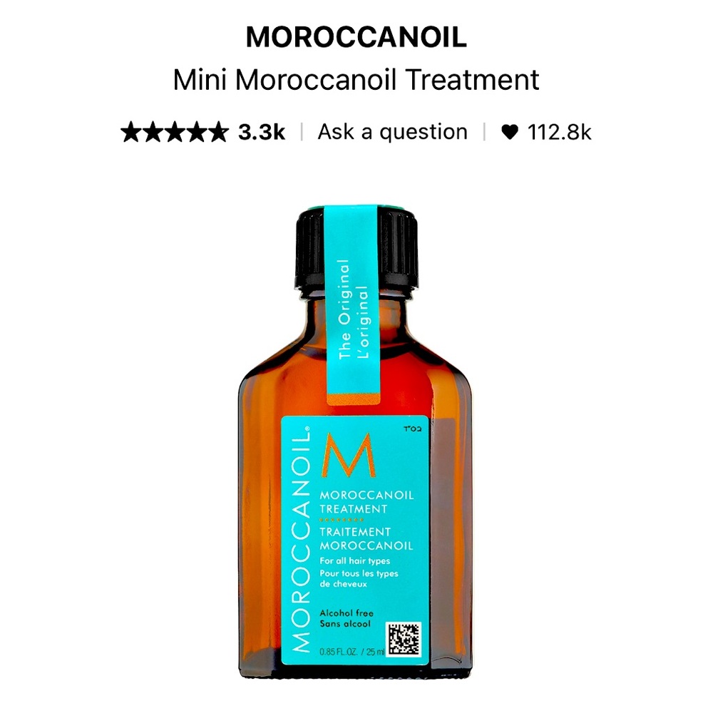 NEW Moroccan oil